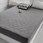 Cal King Size Waterproof Mattress Protector, Soft Bed Grey Mattress Cover Cal Ki