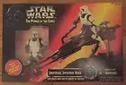 STAR WARS THE POWER OF THE FORCE IMPERIAL SPEEDER BIKE WITH FIGURE NIB Rare