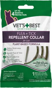 Flea and Tick Repellent Collar for Cats - Flea and Tick Prevention for Cats - Pl