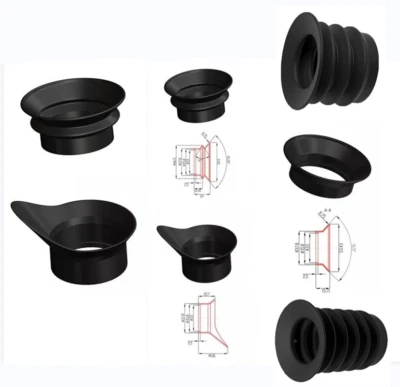 2PCS Night Vision Scope Rubber Eye Cup Replacement for PVS-18/14 NVG Eye Guards