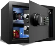 CS25E Lock Home Safe Box - (0.78 Cubic Feet) with Electronic Digital Keypad, St