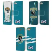 NFL JACKSONVILLE JAGUARS LOGO ART LEATHER BOOK CASE FOR APPLE iPOD TOUCH MP3