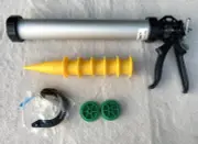 Cox 51001-XT Avon 600 20-oz sausage/10.3-oz cartridge bulk caulk gun + 6 nozzles