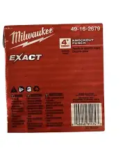 Milwaukee Exact 4” Knockout Punch 49-16-2679 New In Bx