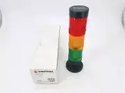 New Werma 62960001 Tower Light 120VAC Amber Green Red 4PDN3 - Missing Gasket