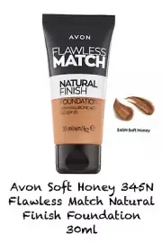 Avon Soft Honey 345N Flawless Match Natural Finish Foundation 30ml