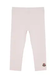 Moncler Kids Stretch-cotton Leggings - Light Pink - 3A (3 Years) 3A (3 years)