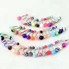 10/30/50 Mixed Ball Barbell Bar Navel Belly Button Ring Piercing Jewelry FA_co