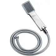 WELS 9L/M Ergonomic Plastic Single Spray Mode Hand Held Shower Head 150mm hose