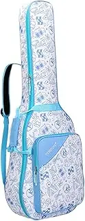 Guitar Gig Bag Guitar Storage Box Internal Fixation Strap Waterproof Backpack Electric Bass Bag, blue