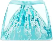 Personality Artisan Keycap,Snowy Mountain Resin Custom Translucent Keycap for Mechanical Keyboard Mx Switches (Luminous Blue)