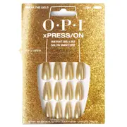 Opi Xpress-On Artificial Nails Nail Art Break The Gold 30 Units