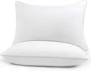 HIMOON Bed Pillows for Sleeping 2 Pack,Queen Size Cooling Pillows Set of Cover