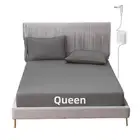 for Earthing Queen Size Grounding Fitted Bed Sheets with 15 ft Grounidng Cord