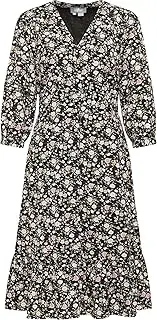 [jopida] Women's Midi Dress with Floral Print Dress