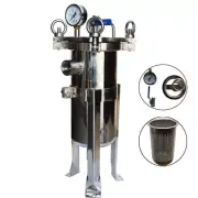 3# Bag Filter Equipment Stainless Steel 1" NPT Internal Screw In/Outlet 120Psi