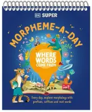 DK Super Where Words Come From Morpheme-A-Day by DK Spiral Book