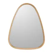 Aldo Oak Wood Cone Framed Mirror Decoration Home Décor 75x95CM
