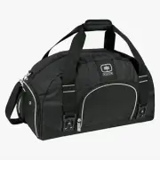OGIO Big Dome Golf Gym Duffle Travel Red Black Monogrammed RAYMOND Bag