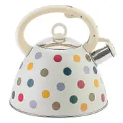 3 Liter Cute Tea Kettle Whistling Colorful Polka Dots Kettle