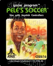 Atari 2600 Replacement Label - Pele's Soccer