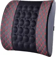 CHILDWEET Auto Seat Pillow Lumbar Support Pillow Massage Function for Car Office and Home Easy to Use