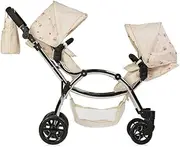 Darcie Twin Dolls Pram - Cream