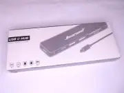 Hiearcool USB Type C Hub 100W PD Slot, HDMI 4K, USB 3.0 Model: UCN3286 (S6)