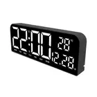 LED Digital Alarm Clock Bedside Alarm Clock Desk Alarm Clock for Home Office HOT