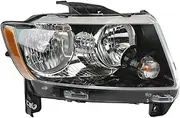 Right Headlight Assembly Passenger Side Compatible with 13-17 Jeep Compass CH2503246