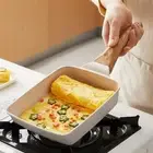 Rectangle Egg Roll Pan NonStick Small Steak Frying Pan Cooking Tools