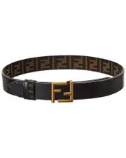 FENDI FF Reversible Leather Belt