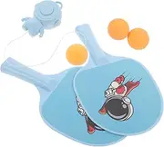 Mipcase Hanging Table Tennis Trainer Set for Door Pong Game with Paddles and Balls Enhances Hand Eye Coordination and Vision for Home Use