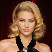 Kendall Jenner Inspired Wigs Synthetic Wig Body Wave Asymmetrical Wig Short Golden Blonde Synthetic Hair Women's Fashionable Design Soft Natural Blonde