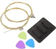 FUNOMOCYA Guitar String Set 5 Strings Bass Guitar Accessories Maintain Supplies Kit