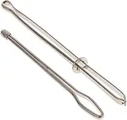 Qianly Stainless Steel Bodkin Needle Threader Sewing Machine Tweezers for Ribbon