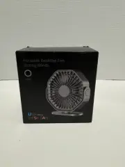 Portable Desktop Fan Strong Winds USB Mini Desk Fan Lime Green Color