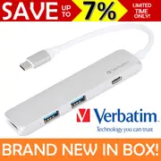 Verbatim Usb C 3.1 Multi-Port Hub Dongle Extension 4K Hdmi Macbook 65281