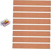Office Cork Strips 5 Pack Natural Frameless Cork Memo Board Strip Bulletin Bar Pushpins