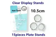 15pcs Clear Plate Display Stand Easel Photo Picture Frame Cafe Sign Board Holder