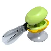 HARAC Table Top Scissors with Base Adapted Scissors Spring Loaded, Safety Pus...