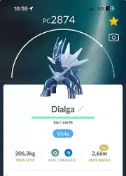 Pokémon Go Dialga XXS