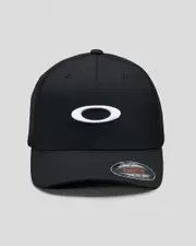 [Oakley] Oakley Men's Golf Ellipse Mesh Cap in Black/White Size Small/Medium S/M Black/White