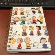 NEW/NIP~Peanuts~Spiral Hardcover Lined Notebook~Excellent~Perfect Gift/FREE SHIP