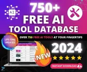 AI 750+ Tools Database | Easy to Use CheatSheet of AI Tools | Latest AI Products