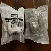 HUBBELL CSB220W Double Pole Light Switch 15/20A 120/277V WHITE