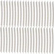 ibasenice Upgrade Your Guitar Fretboard 40pcs White Copper Fret Wires Fret Line for Acoustic Electric Guitars