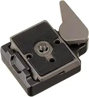 Manfrotto Lowepro Accessories 323 Fast Quick Change Rectangular Plate Adapter, Universal Threads, Black