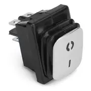 4PIN Rocker Lock Switch 12V-24V 15A On-Off LED Rocker Switch Waterproof 28 RED