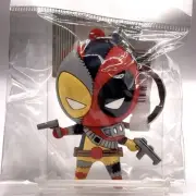 Evil Deadpool 3D Foam Figural Keychain Charm Mini Figure Marvel Series 3 New F/S